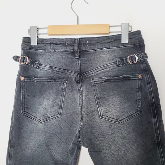 Anthropologie Pilcro Raw Hem Vintage Slim Straight Cropped Jeans - Picture 7 of 13